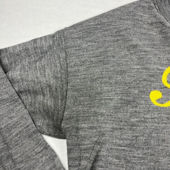 Zadig & Voltaire Kansas Bis Happy Sweater Gray Wool Slouchy Comfy Knit XS FLAW - Picture 11 of 11